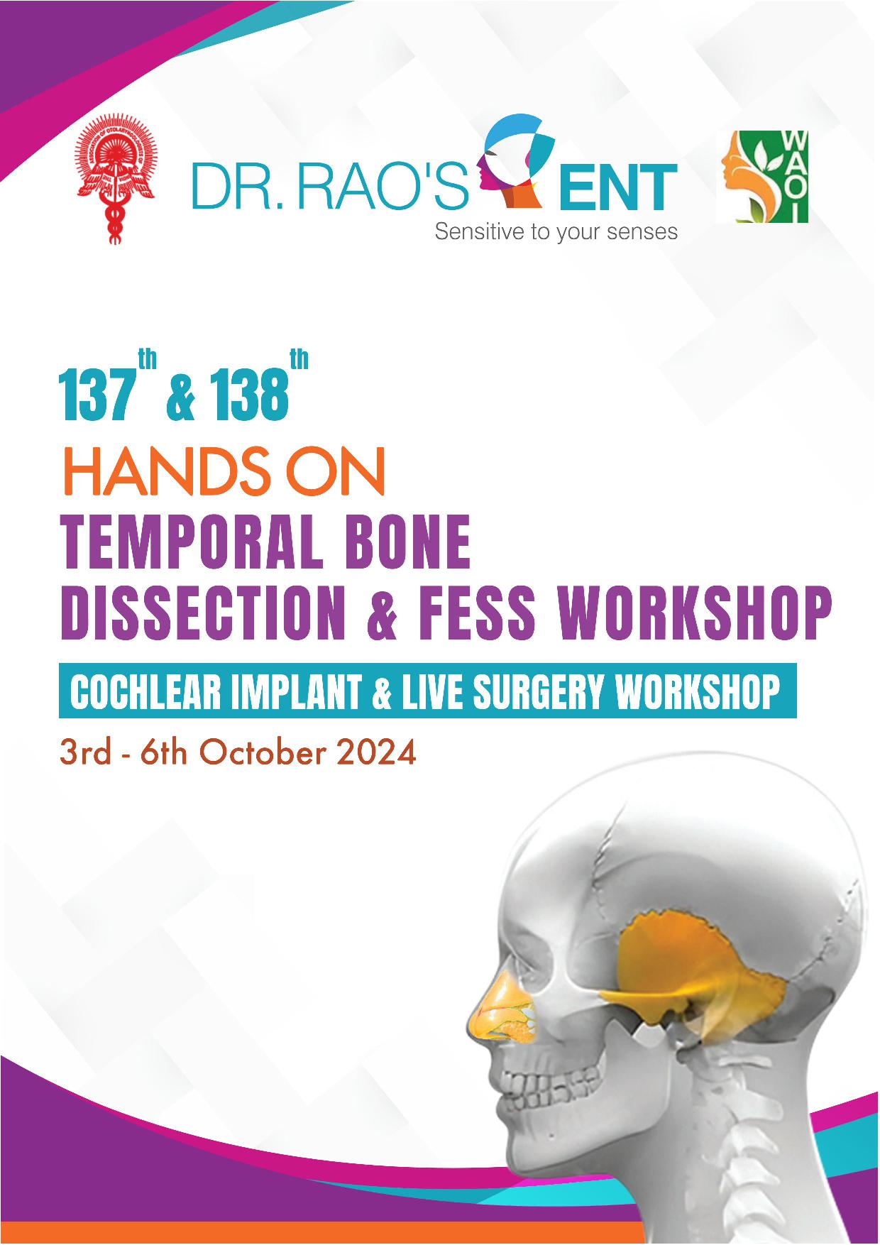 DR RAO_S ENT & WAOI_S 137th &138th hands on workshop